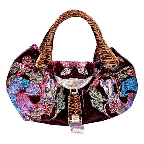 fendi embroidered squirrel bag ปลอม|Fendi Spy Bag .